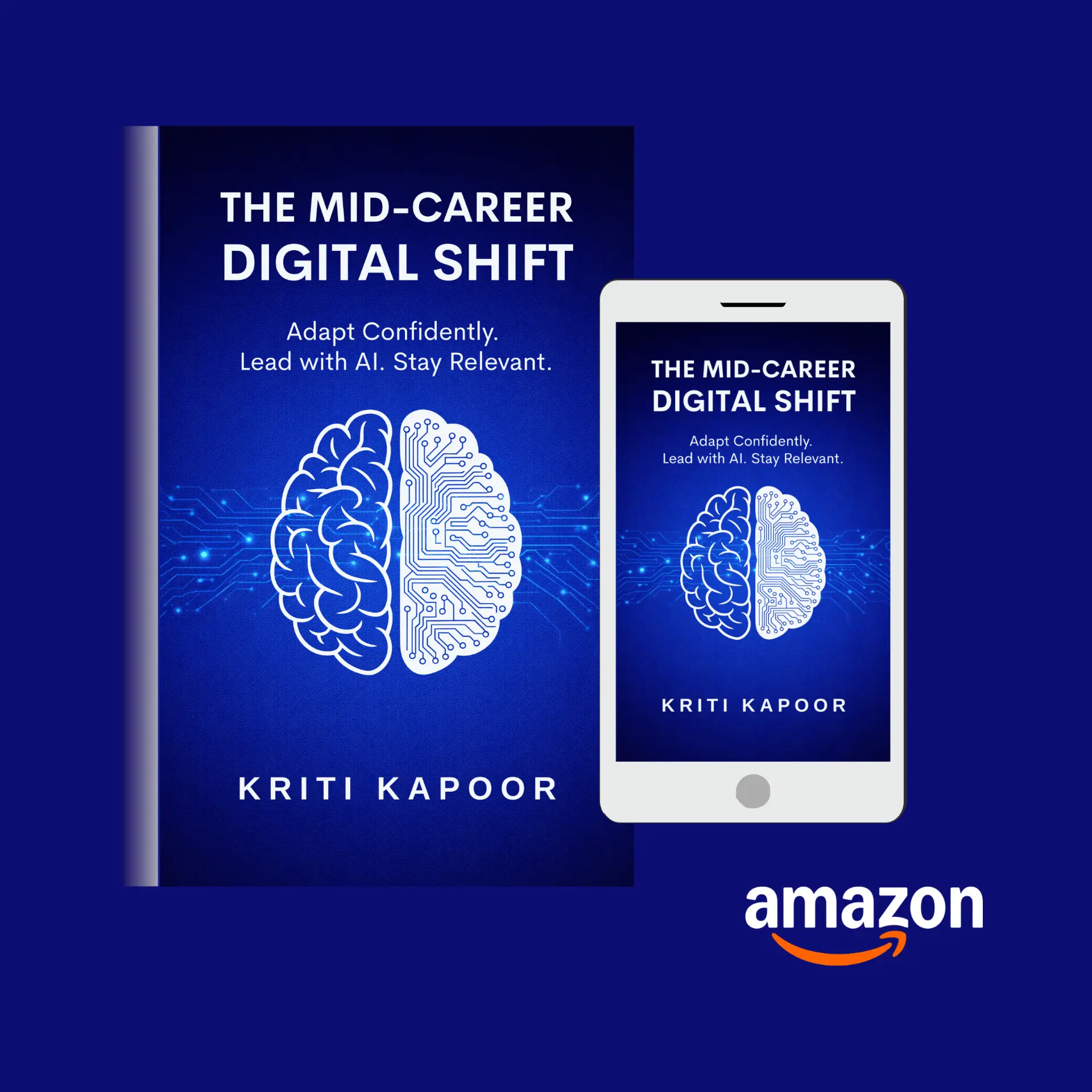 The Mid-Career Digital Shift book and e-book, available on Amazon
